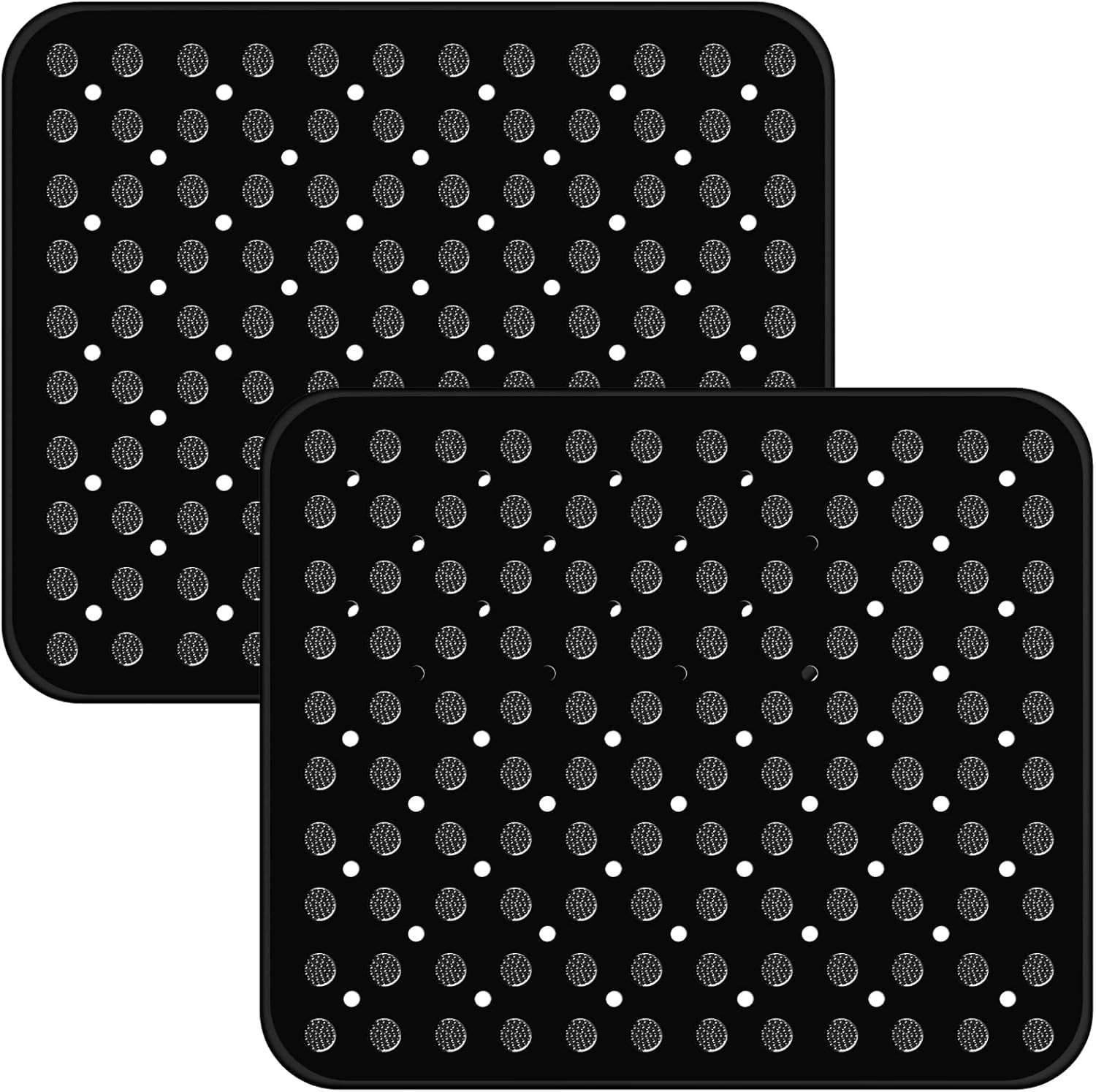 Coopay 2 Pack Kitchen Sink Mat Plastic Sink Protect Mat PVC