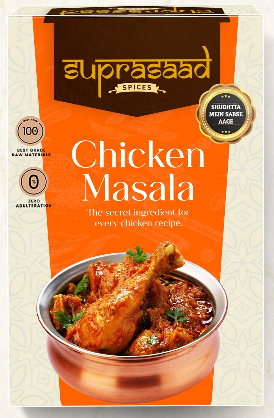 SUPRASAAD FOODS Chicken Masala 100 Gms-Pack Of 1|Blended Spice No Added Flavours And Colors|Rich Taste&Strong Aroma|Authentic Flavour|Quality Guaranteed (B0CZT1M5CY) Amazon Price History, Amazon Price Tracker