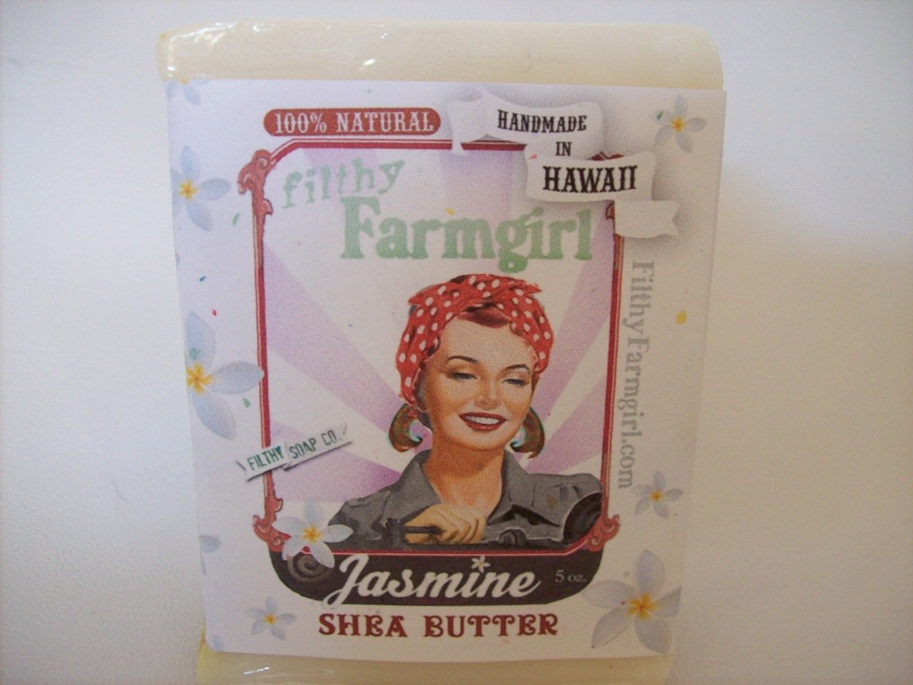 Filthy Farmgirl Jasmine Shea Butter BAR SOAP Jasmine Pikake Vanilla Soy