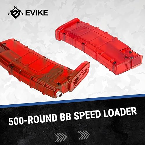Miniatura 6 de Evike Airsoft - Cargador universal de velocidad BB de 0.236 in ProShop 500rd Airsoft (color grande 500rds  Barrett Special Edition Red)