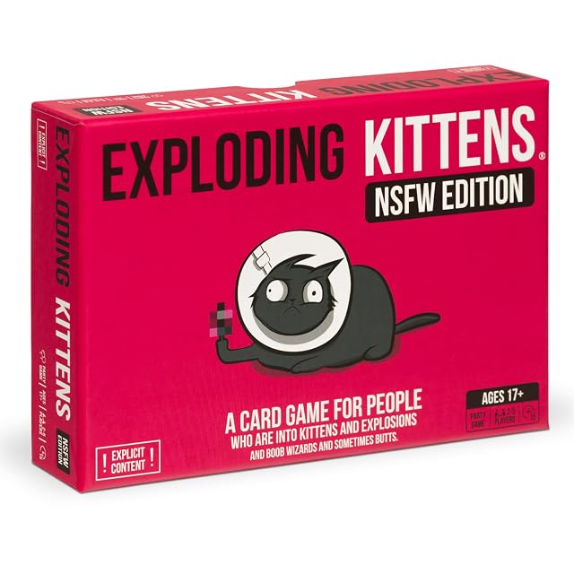 Exploding Kittens: NSFW Edition (Contenido explícito - Adultos Solamente - En Inglés)