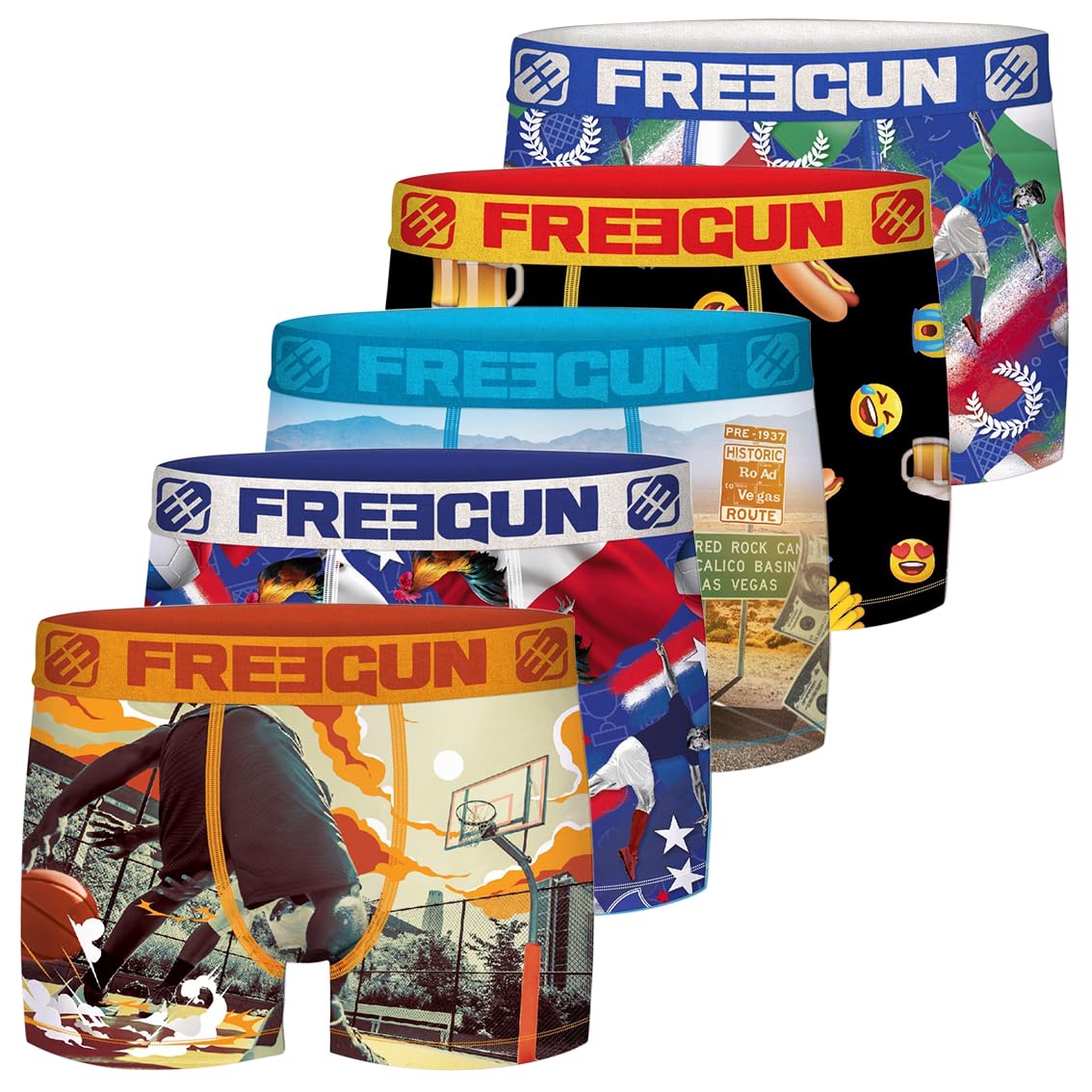 FREEGUN Bielizna Chłopcy Freegun Surprise Pack Fg/3/Bmx5/Multilot