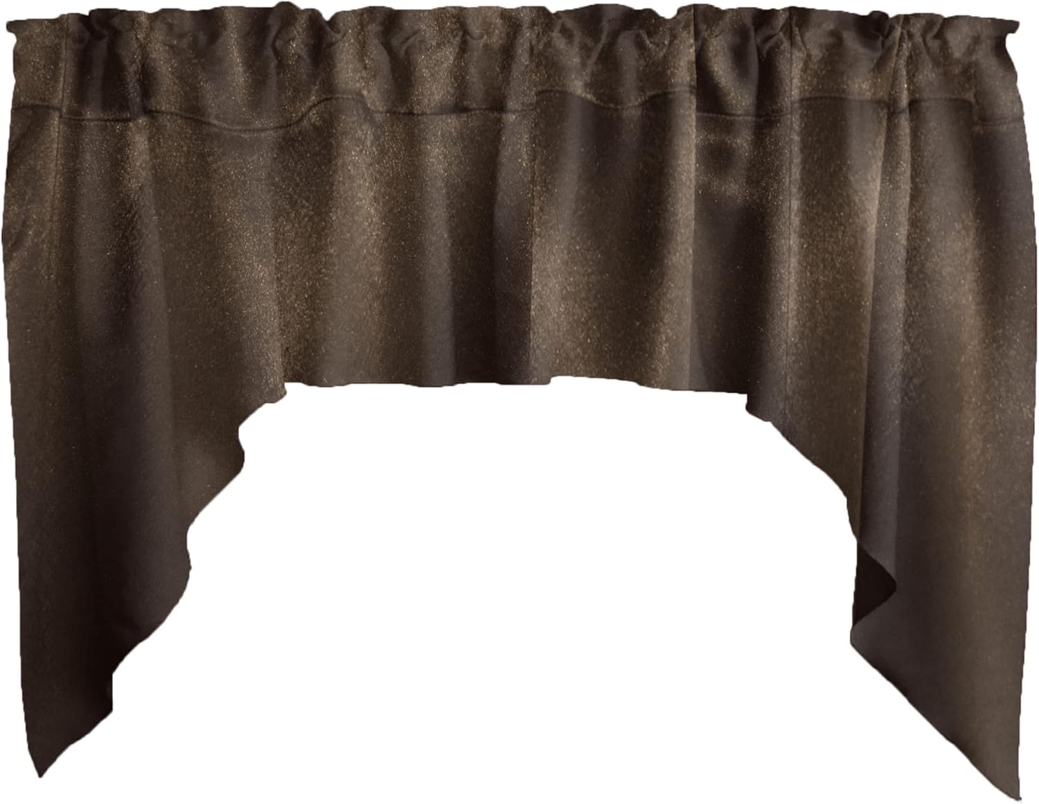 Zen Creative Designs Solid Shiny Satin Swag Window Valance Home Décor Bedroom Nursery Kitchen Window (Plum)