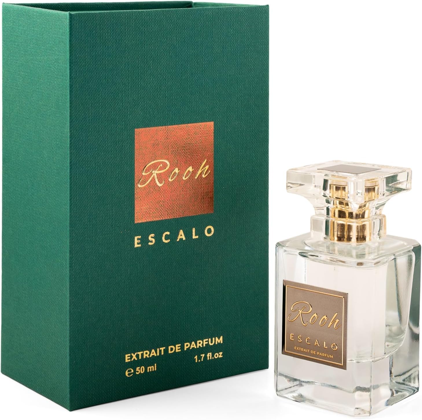 PERFUME Rooh, 50ml Extrait de Parfum, Soft & Elegant Floral Musk Perfume with White Woods and Amber (50 ml, ROOH)