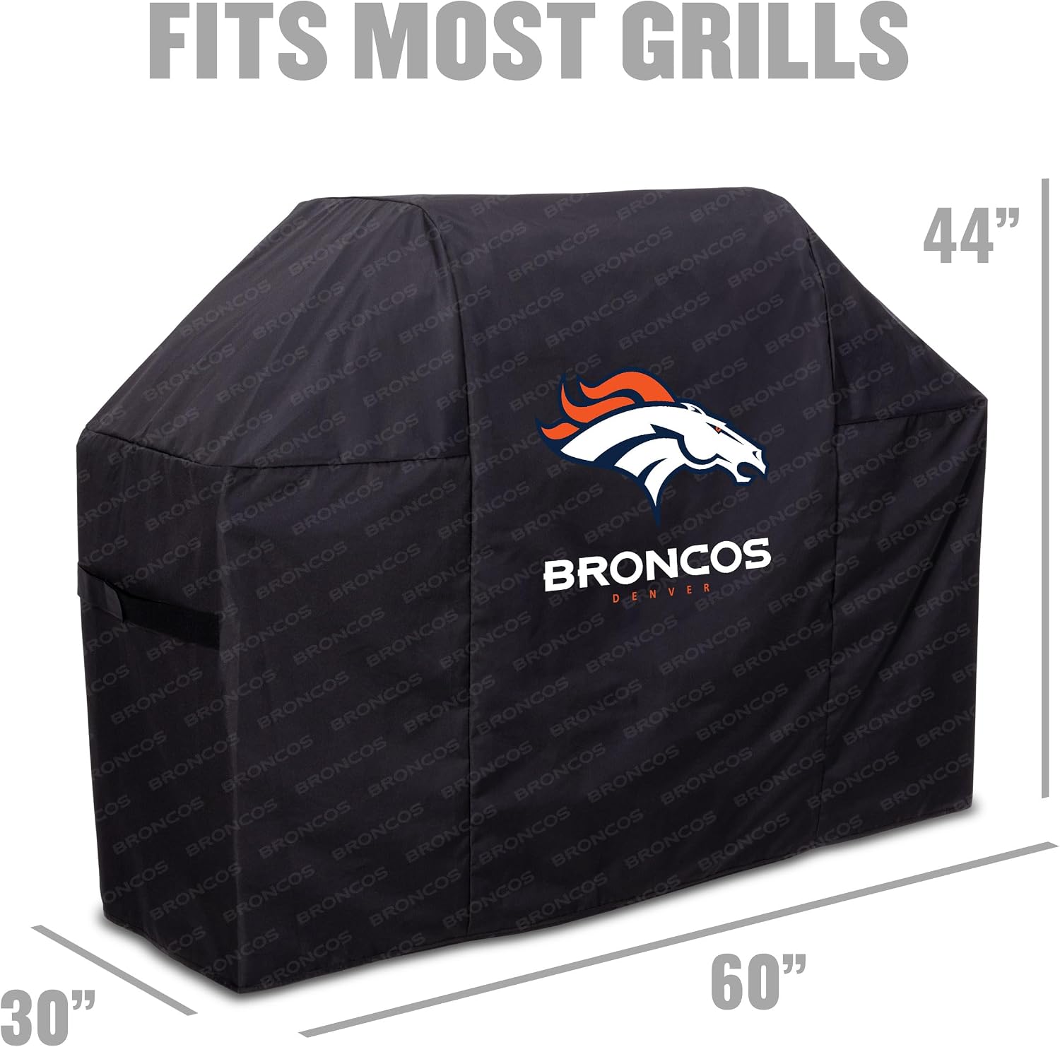 YouTheFan NFL Heavy Duty Waterproof Grill Cover – UV Resistant, Durable Polyester BBQ Cover, Weatherproof Protection for Outdoor Gas or Charcoal Grills, for Grills up to 5’ Wide