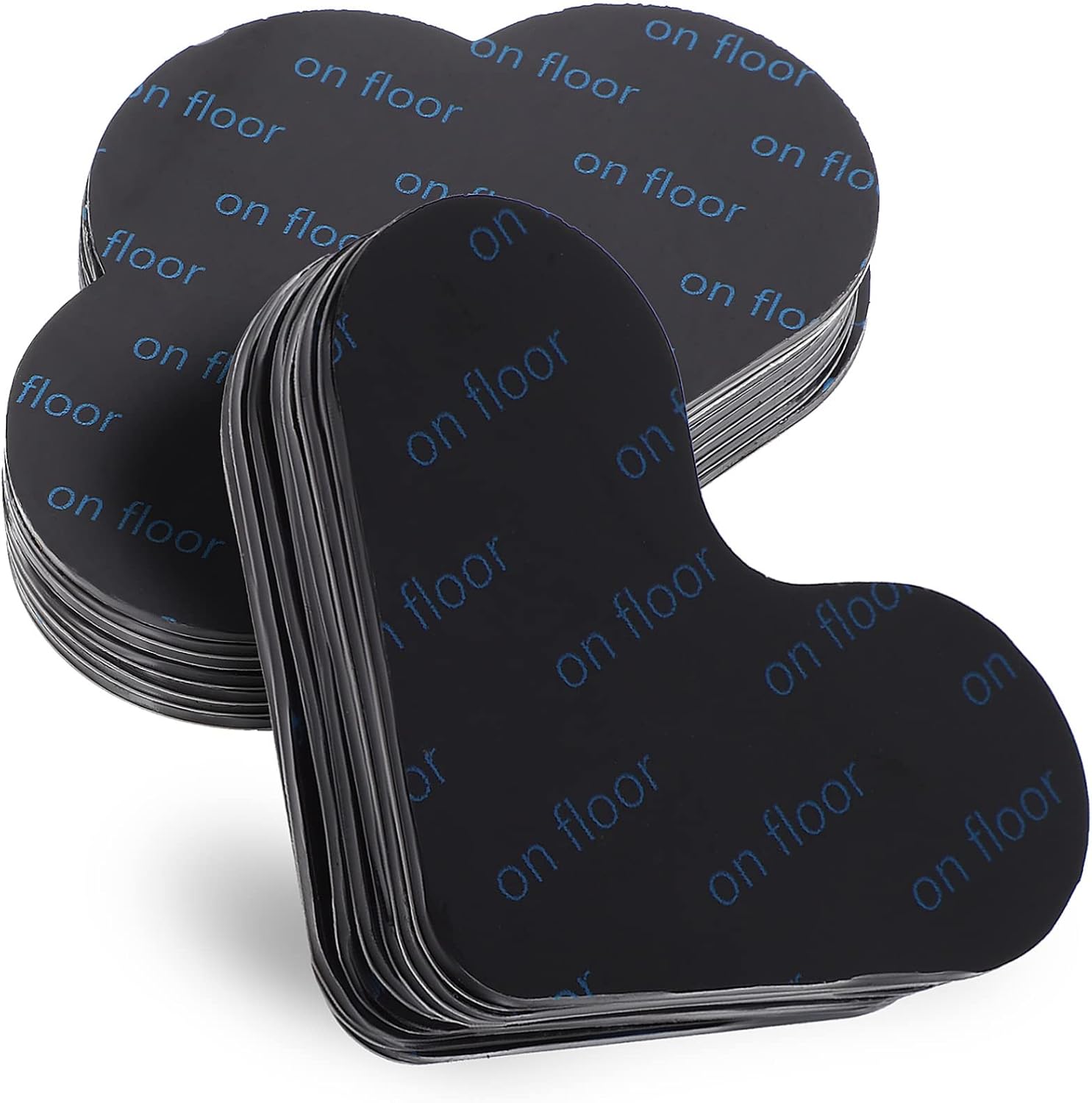 Holibanna 16pcs Rug Pads for Hardwood Tile Slip Stickers Carpet Gripper Tapes for Floors