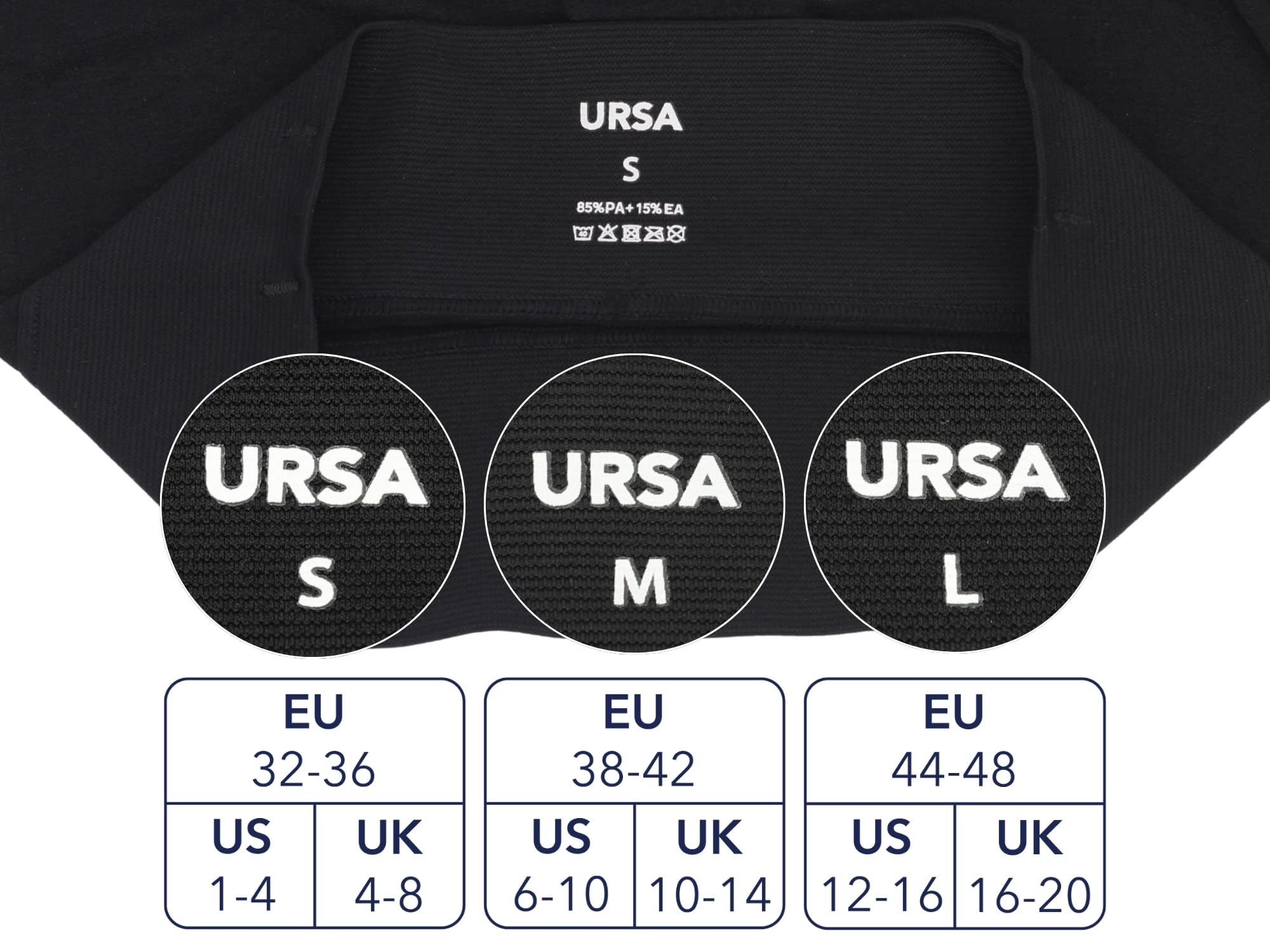 URSA Undies - Boxer leggeri per film, TV e teatro, passanti integrati e tasca con bottone automatico, per posizionamento wireless del microfono (nero, M)