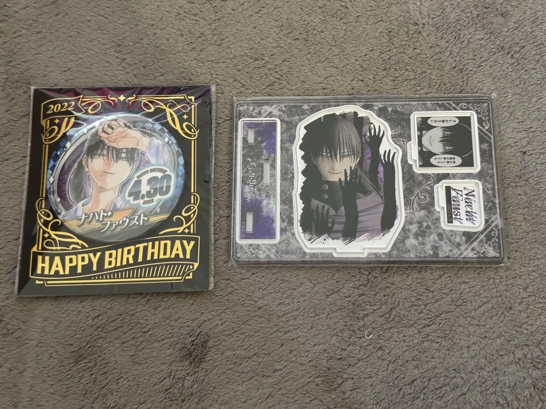 ナハト・ファウストバースデイ缶バッジ名場面ジオラマフィギュア