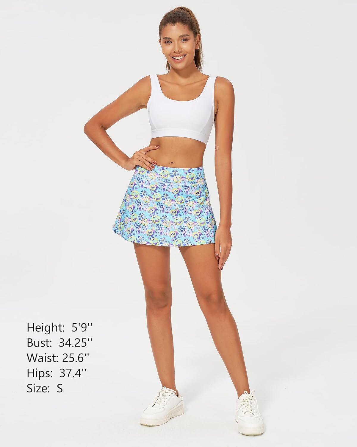 Stelle Women's Tennis Golf Skirts High Waisted with Pockets Inner Shorts for Athletic Skorts Sports Running Pickleball - Image 6