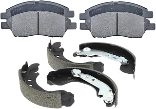 Front Rear Ceramic Brake Pads And Drum Shoes Kit For Nissan Versa Note Micra modles