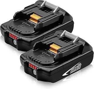 2 Packs 18 Volt 3.0Ah BL1830B Replacement Battery Compatible with Makita 18V Battery Lithium BL1815 BL1820 BL1830 BL1840 BL1850 BL1860 LXT-400