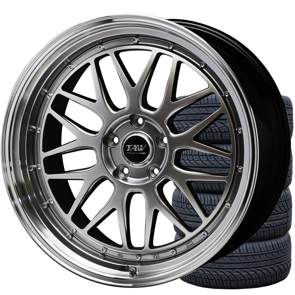 Amazon | 20インチアルミホイールタイヤセット Leowing FM9 Mシルバー