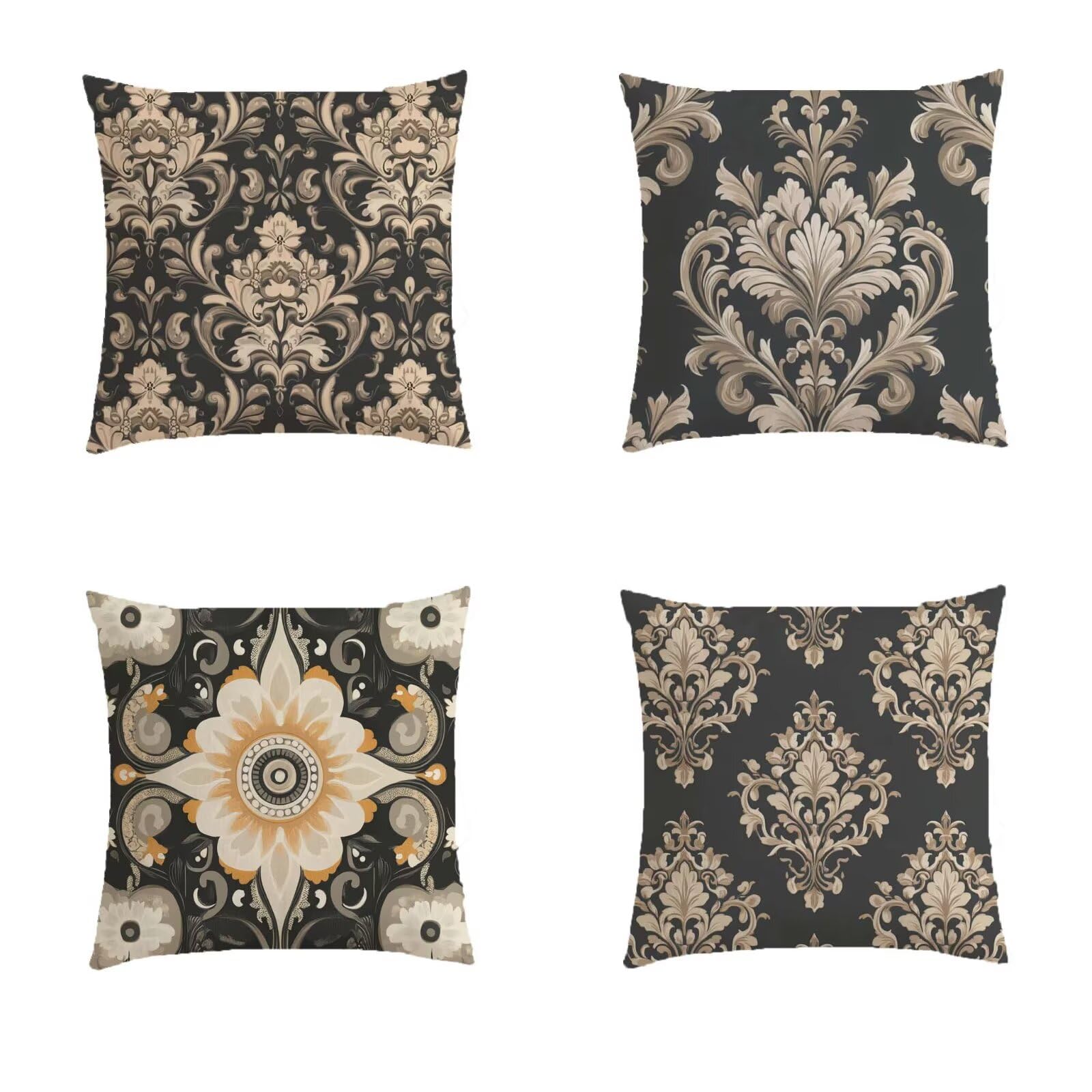 Fermeture à glissière invisible S49 pour cette housse de coussin anti-accroche