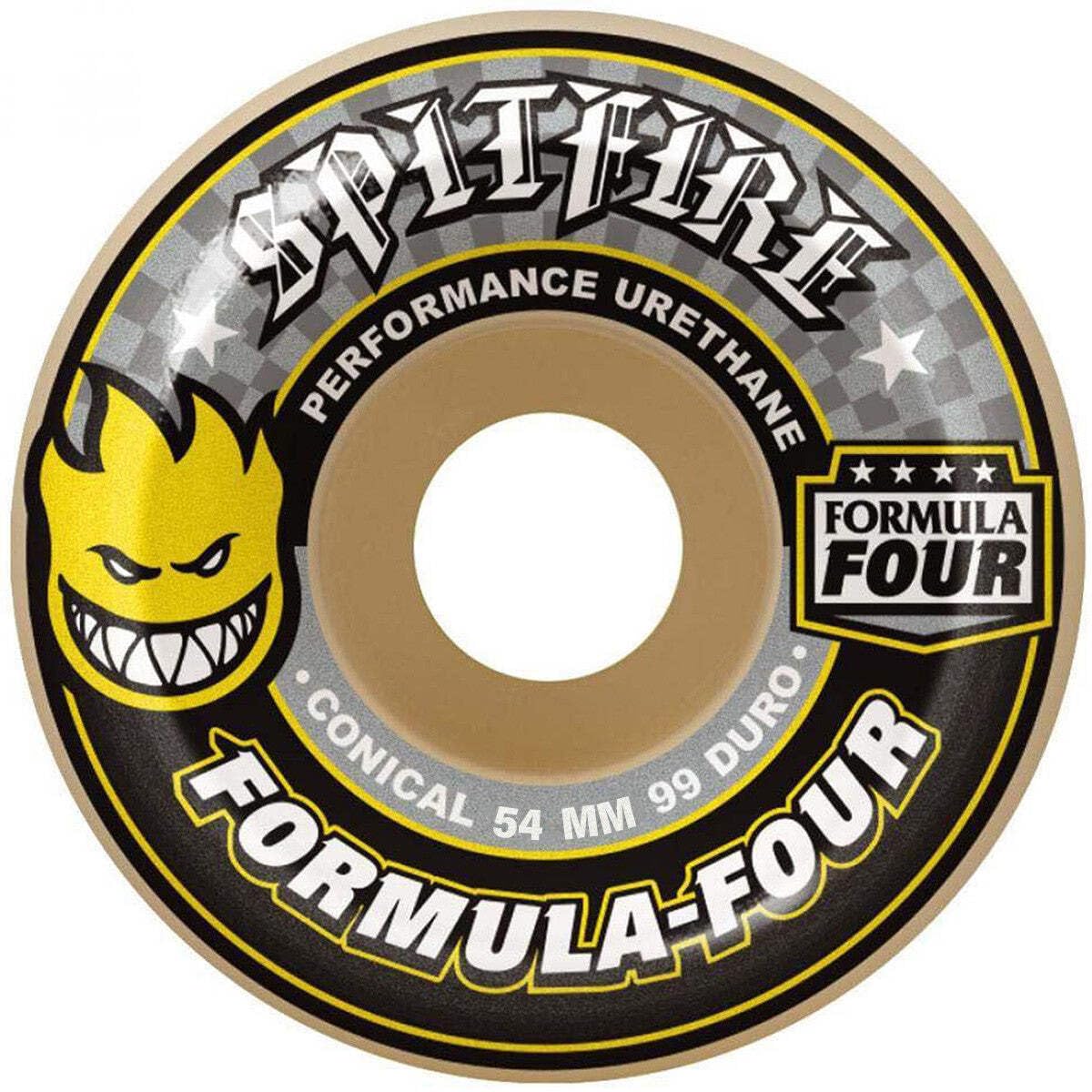 Spitfire Formula Four 99A コニカルウィール 54mm Amazon.com: Spitfire Wheels Spitfire Skateboard Wheels 54mm F4 99A