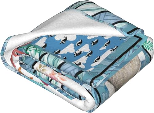 Miniatura 7 de Manta de pingüino, manta de franela de forro polar suave, regalos para hombres, niños, mujeres, niñas, amantes de adultos, cosas de felpa para sofá,