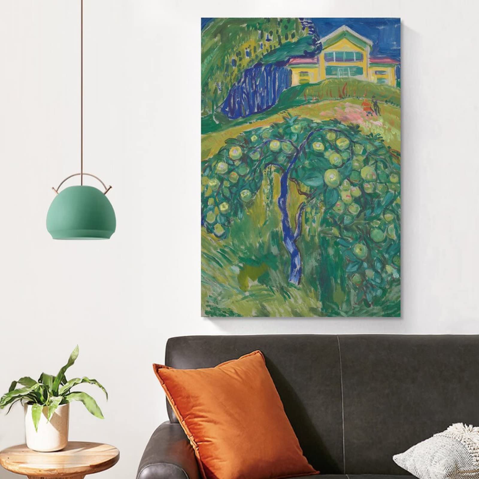 Amazon.co.jp: Edvard Munch エドヴァルド・ムンク 庭のリンゴの木