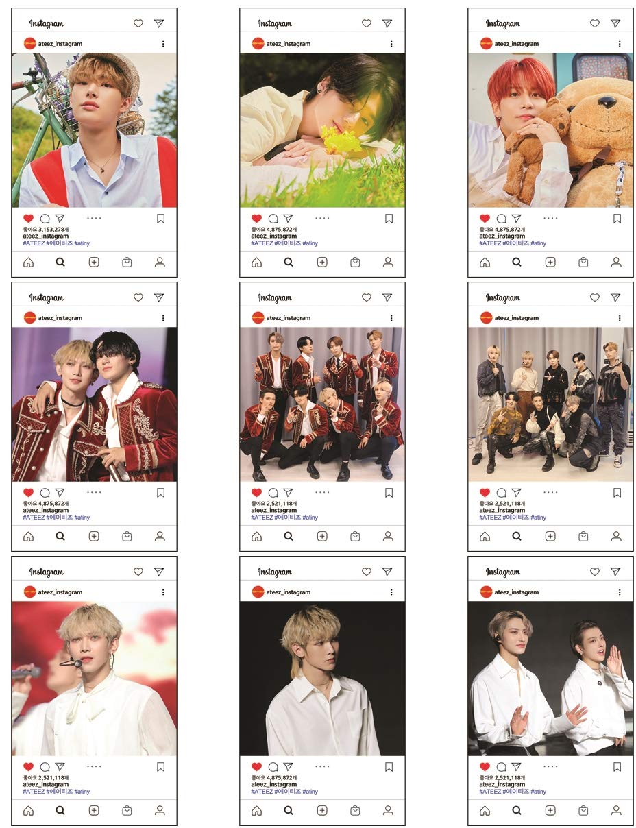 KPOP 2021 New Special INSTA & SIGNATURE Photocard set (60p