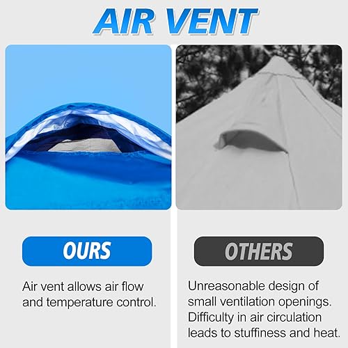 Miniatura 8 de WEIZE Tienda de campaña desplegable de 10 x 10 pies, configuración a presión de 1 botón, refugio portátil instantáneo, altura ajustable, bolsa de