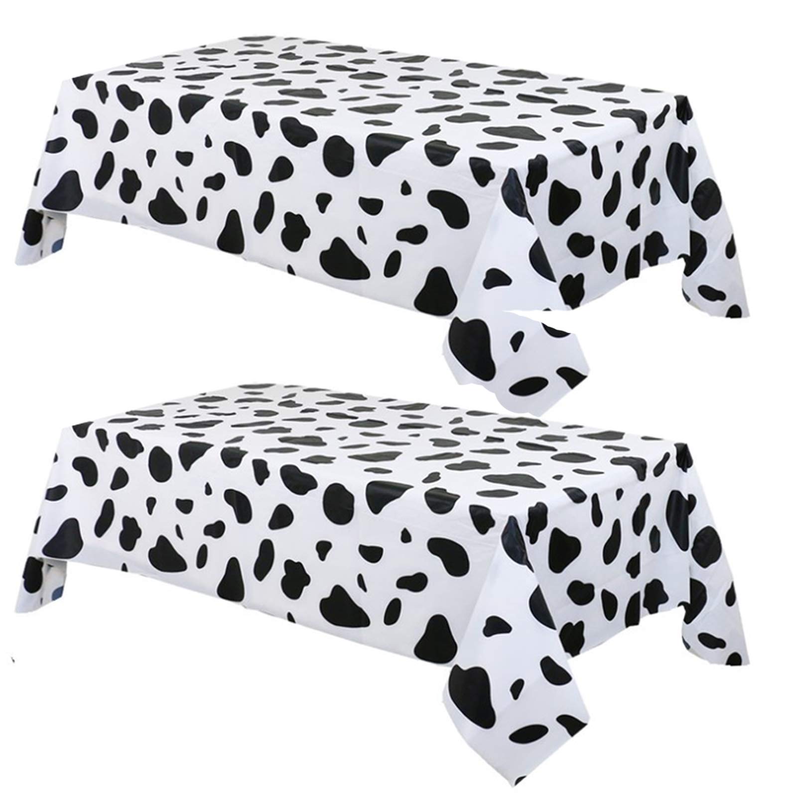 Finypa Animal Crossing Themed Birthday Party Decorations 54“x 108”for Farm Animal Themed Party, Birthday Party, Picnic Table Covers 2 Pieces Table Covers