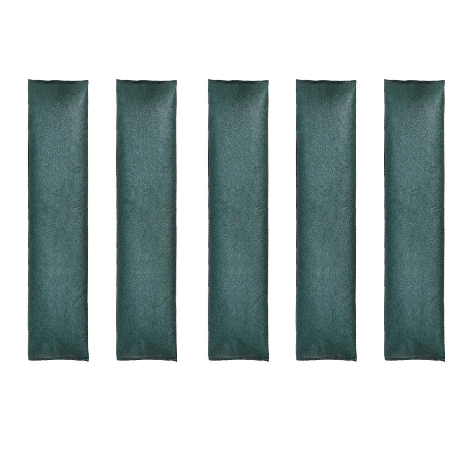 SLOEFY 5PCS Water Activated Flood Barrier Reusable,Sandbags for Flooding,Flood Water Barrier Sandbags for Home Garage Doors Windows,25x120 cm
