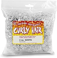 Vista 10 de Hygloss Cabello Rizado de Muñeca de 16 oz para Manualidades Surtido - Cabello Sintético Premium para Hacer Muñecas, Marionetas y Proyectos de Artes