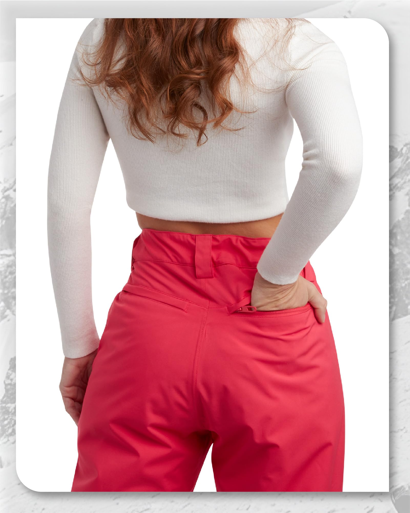 Spyder Damen Schneehose – Warme wasserdichte isolierte Winter-Ski- und Snowboardhose – gemütliche Thermohose für Frauen (S-XL)