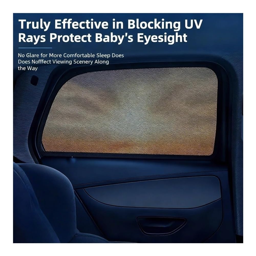 Protección Solar para Ventana De Coche, Cortina Magnética