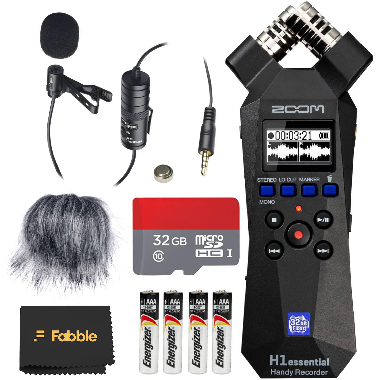 Amazon.com: Zoom H1essential Handy Recorder Bundle with