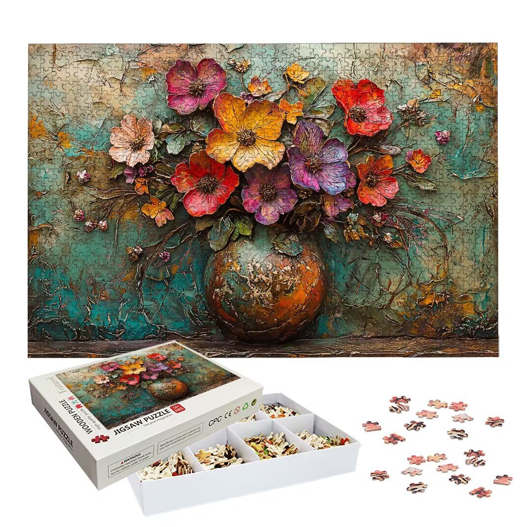 Puzzle Flor, Puzzle 1500 Piezas para Adultos, Regalo Mujer/Hombre -2601