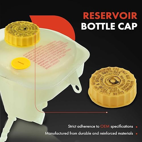 Miniatura 4 de A-Premium Depósito de depósito de líquido de frenos del motor Wtapa y sensor Compatible con Audi A4 S4 2000-2002, A4 Quattro 1999-20002, A6 Quattro