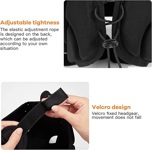 Miniatura 5 de Rugby Headguards, Soft Football Helmet 7v7 Rugby Helmet Soft Padded Headgear Rugby Helmet Headguard Autism Special Needs Head Protection for Adults