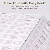 Avery® EcoFriendly Recycled Address Labels, 1" x 2-5/8", White, Permanent Label Adhesive, 300 Printable Labels (48860) – view 7