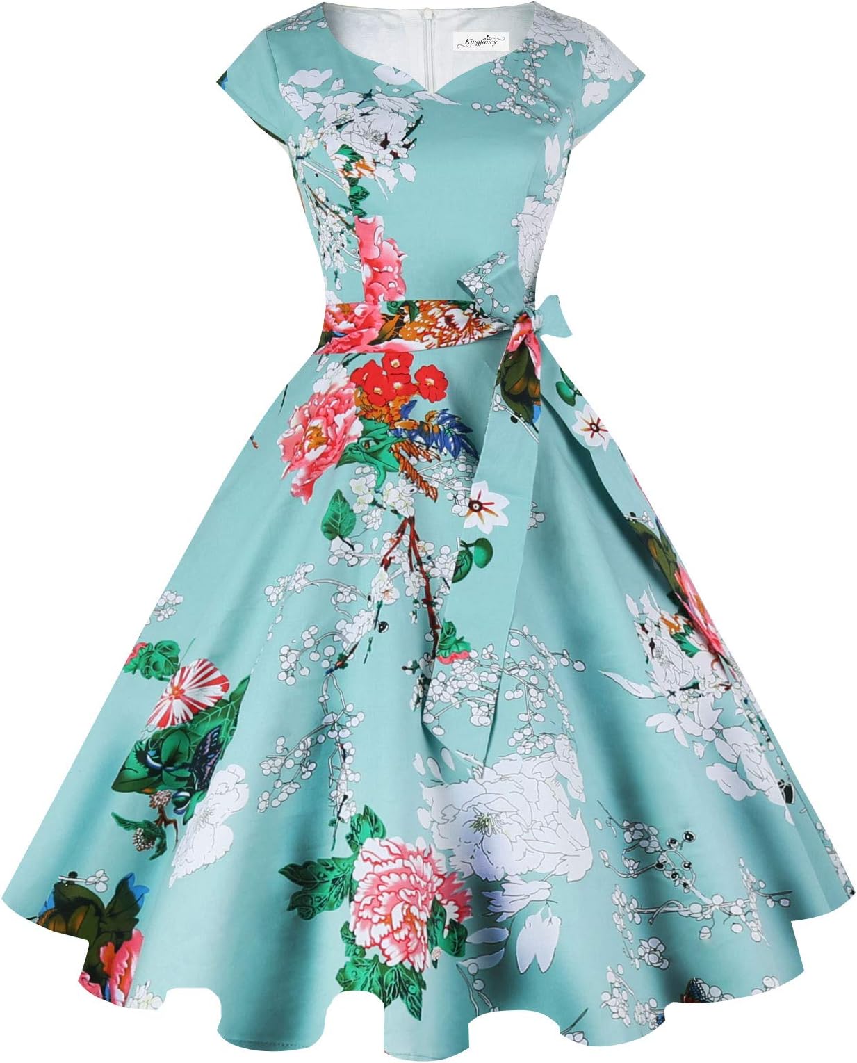 Kingfancy Women Vintage 1950s Dress Cocktail Dresses