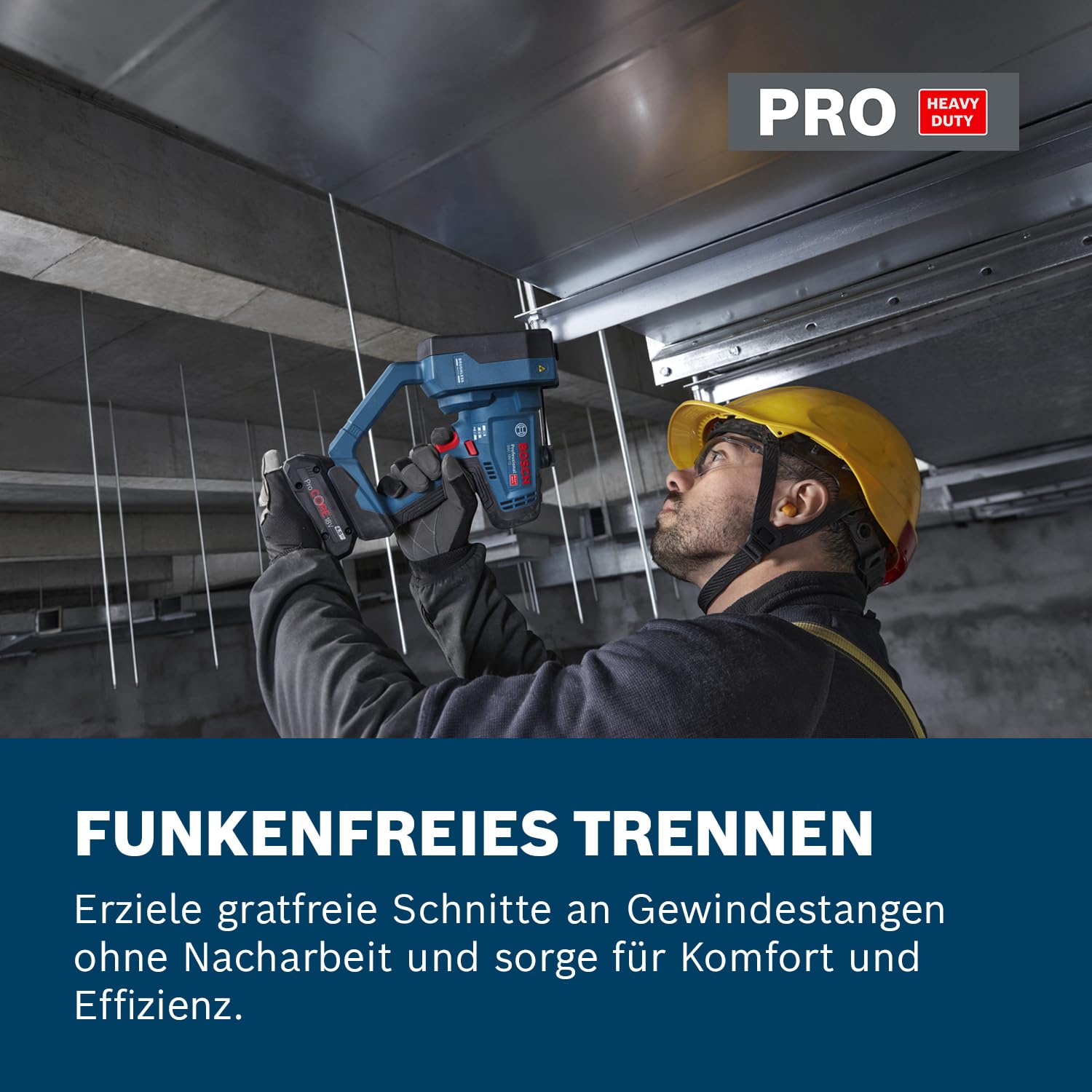 Bosch Professional 18V System Akku-Gewindestangenschneider GGC 18V-12 (schneidet bis M12 in Stahl und M10 in Edelstahl, inkl. Paar Mehrfach-Stanzwerkzeuge – metrisch, L-BOXX)