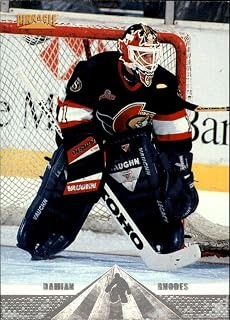 1996-97 Pinnacle Hockey Premium Stock #150 Damian Rhodes Ottawa Senators
