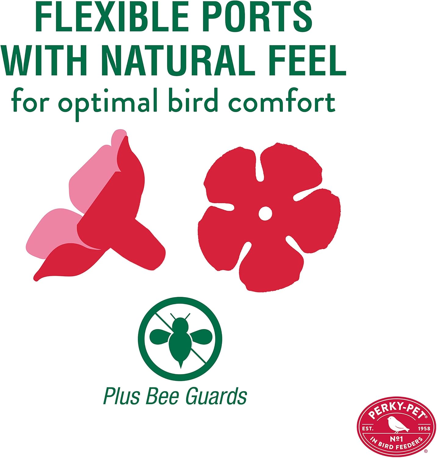 Perky-Pet Plastic Window Mount Hummingbird Feeder with Perches - 8 oz Hummingbird Nectar Capacity, 217 - Hummingbirds feeders for Outdoors, (Pack of 2)