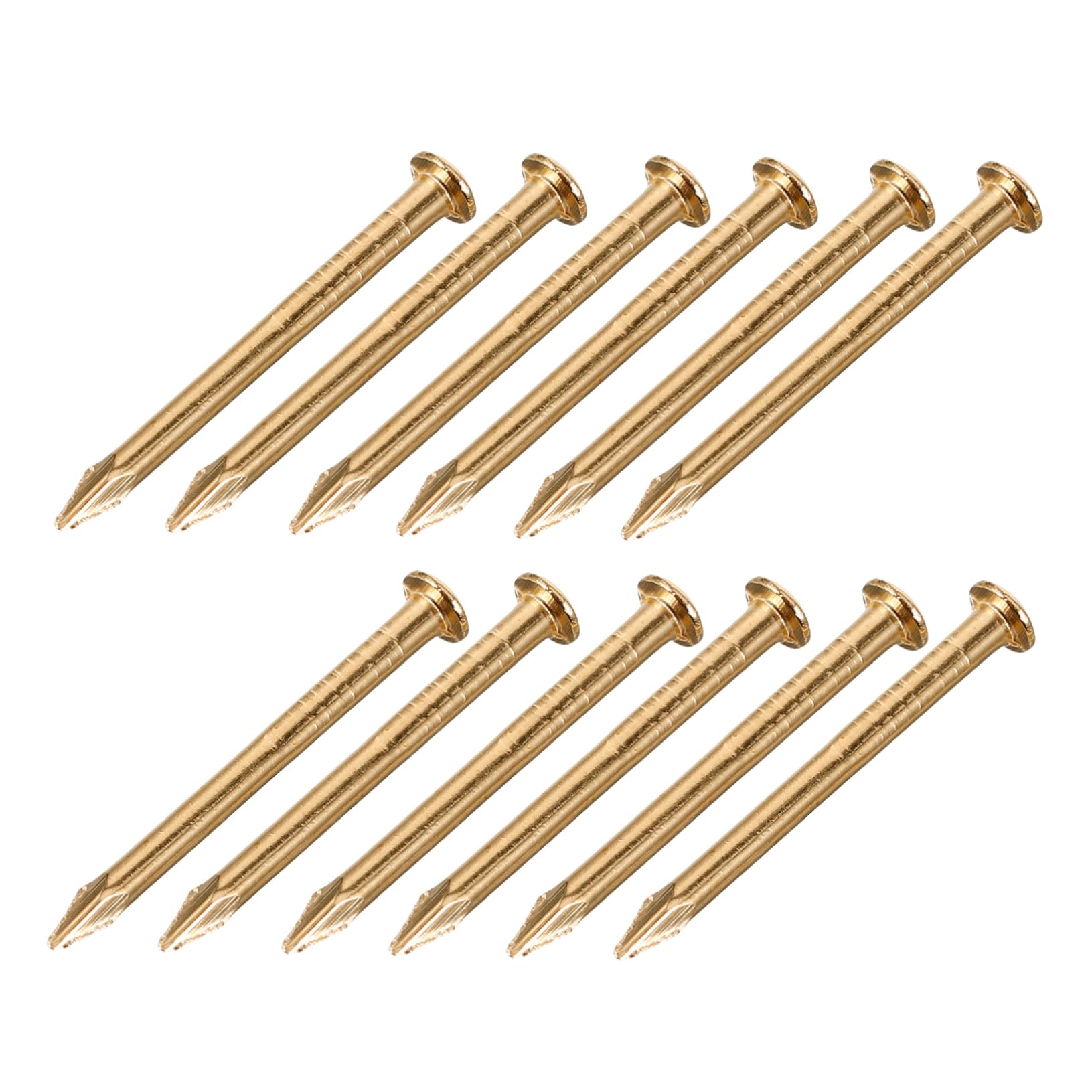 MUSISALY Set of 100 Round Brass Nails 18mm Diameter Perfect for Furniture Decor Nails Supply