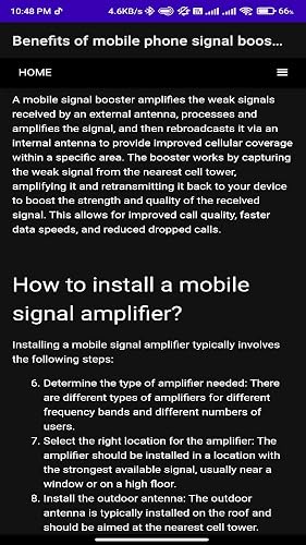 Benefits of mobile phone signal boosters – vue 3