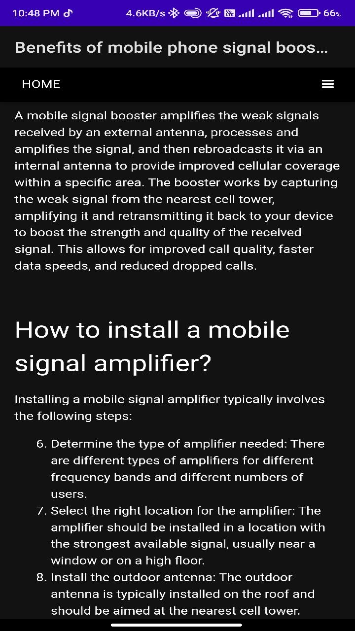 Benefits of mobile phone signal boostersAmazon.frAppstore for Android