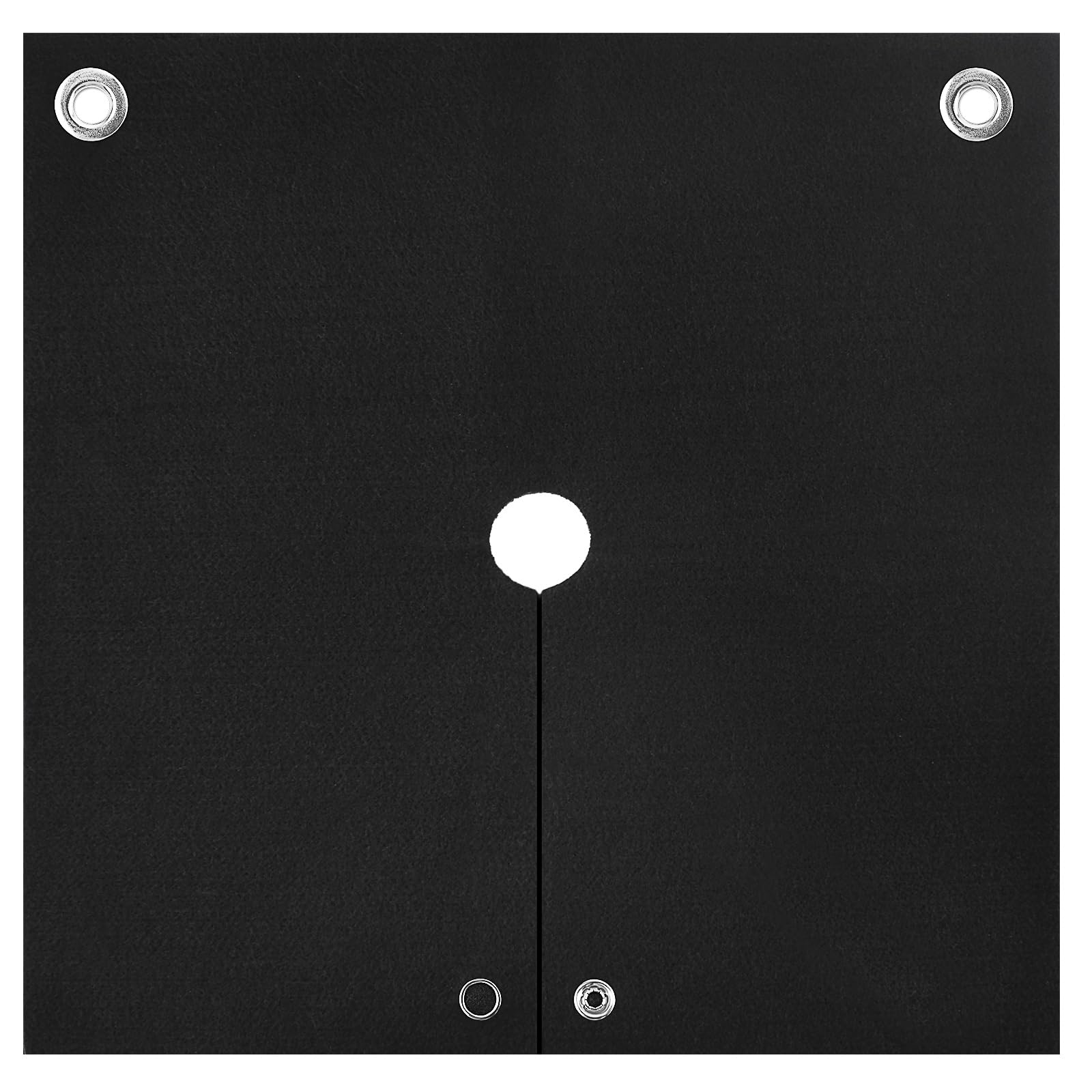 TOHONFOO Welding Blanket Fireproof, Opening Shape Welding Mat, Heat Resistant Solder Blanket Up To 1800°F, Flame Retardant Carbon Felt Heat Shield Mat for Solder Plumbers HVAC Torch Protector