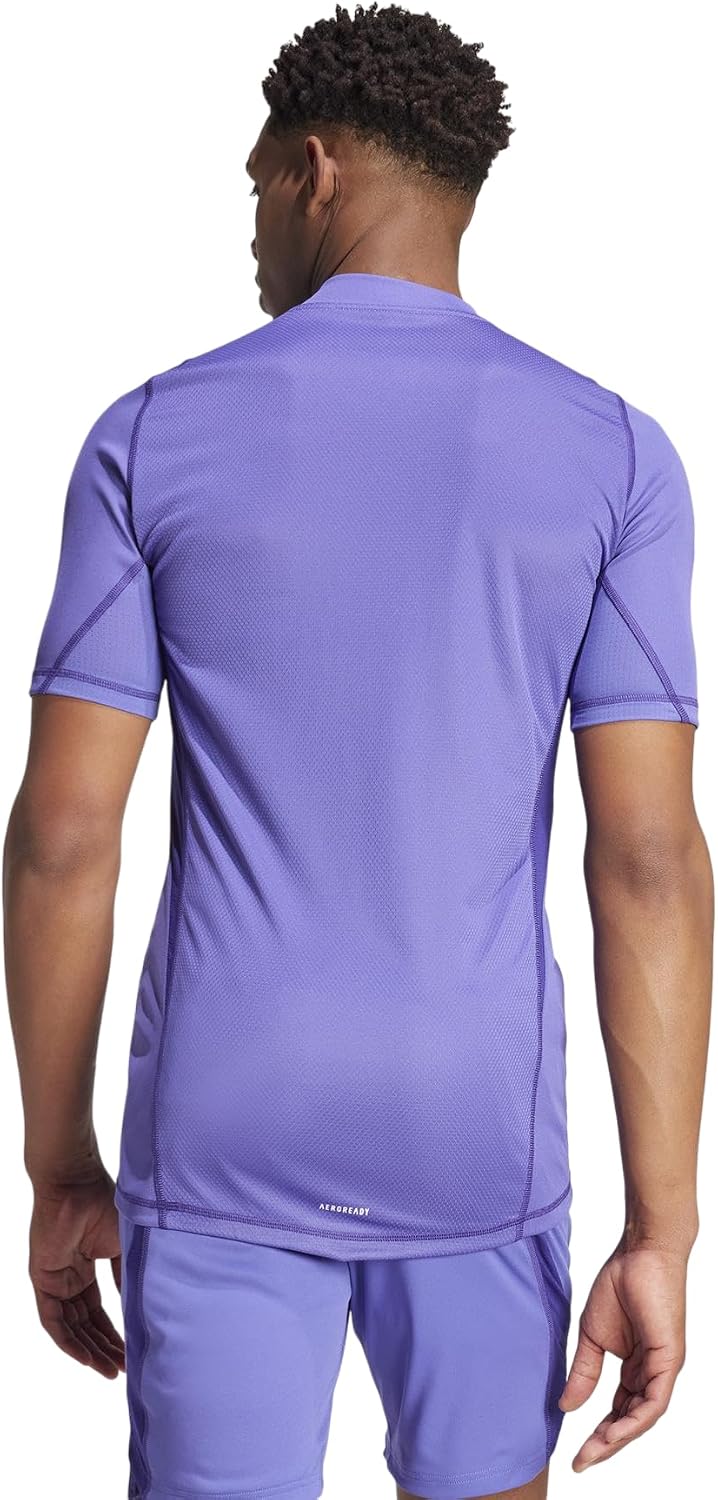 adidas TIRO24 PRO GK Jersey Short Sleeve Purple Mens sz Large