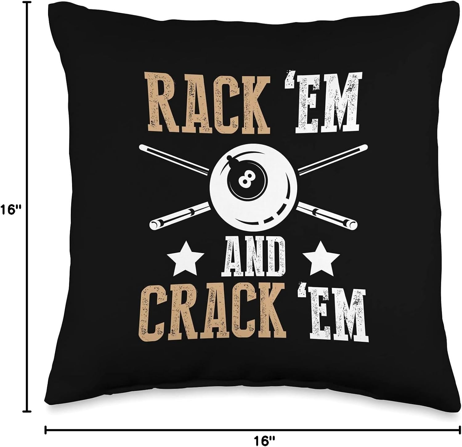 Billiards Room Decor Game Room Decor Pool Player Pillow Throw Pillow