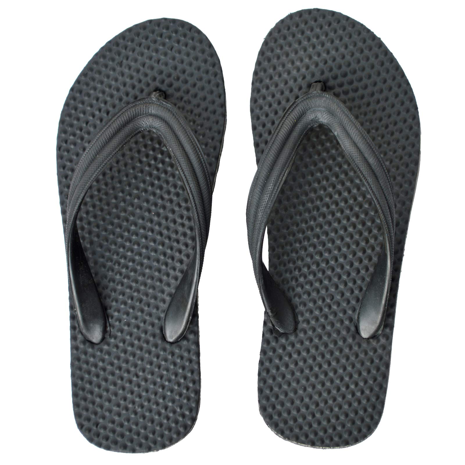 POLITA Mens Black Flip-Flops - 10 UK (B07H1BNPRB) Amazon Price History, Amazon Price Tracker