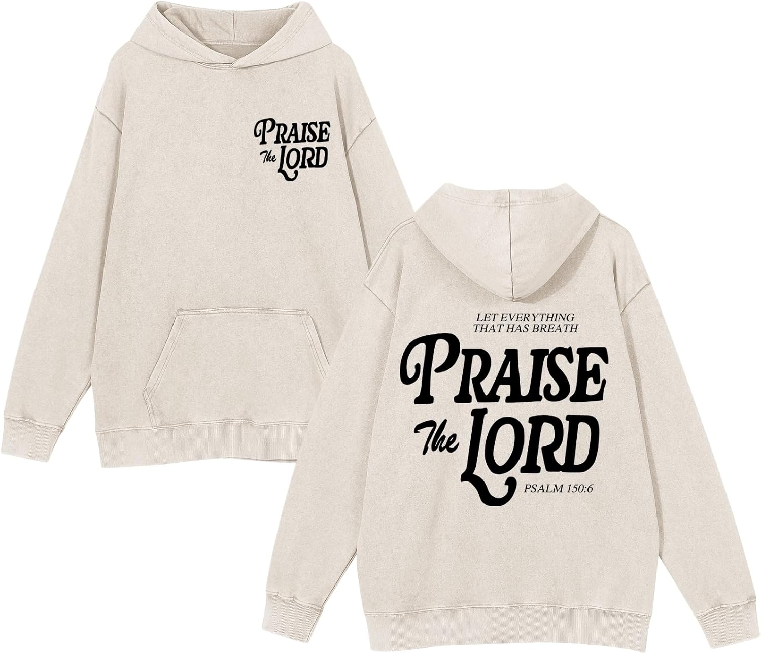 Christian Jesus Hoodies For Men Graphic Bible Verse God Hoodie Religious Faith Sweatshirt Acid Wash Vintage Pullover