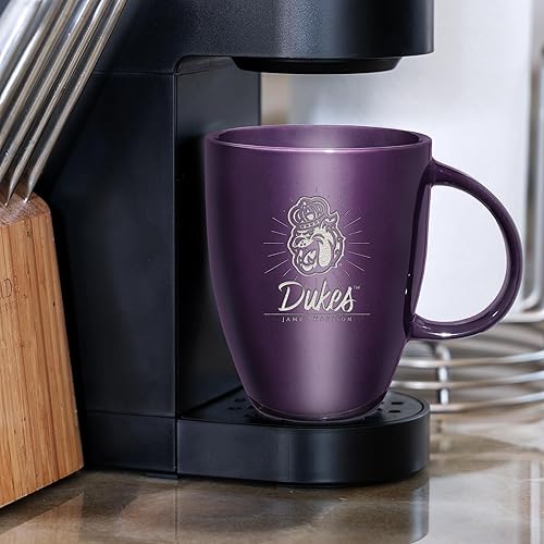 Vista 248 de Rico Industries NCAA - Taza de cerámica con grabado láser, 18 onzas, café y té