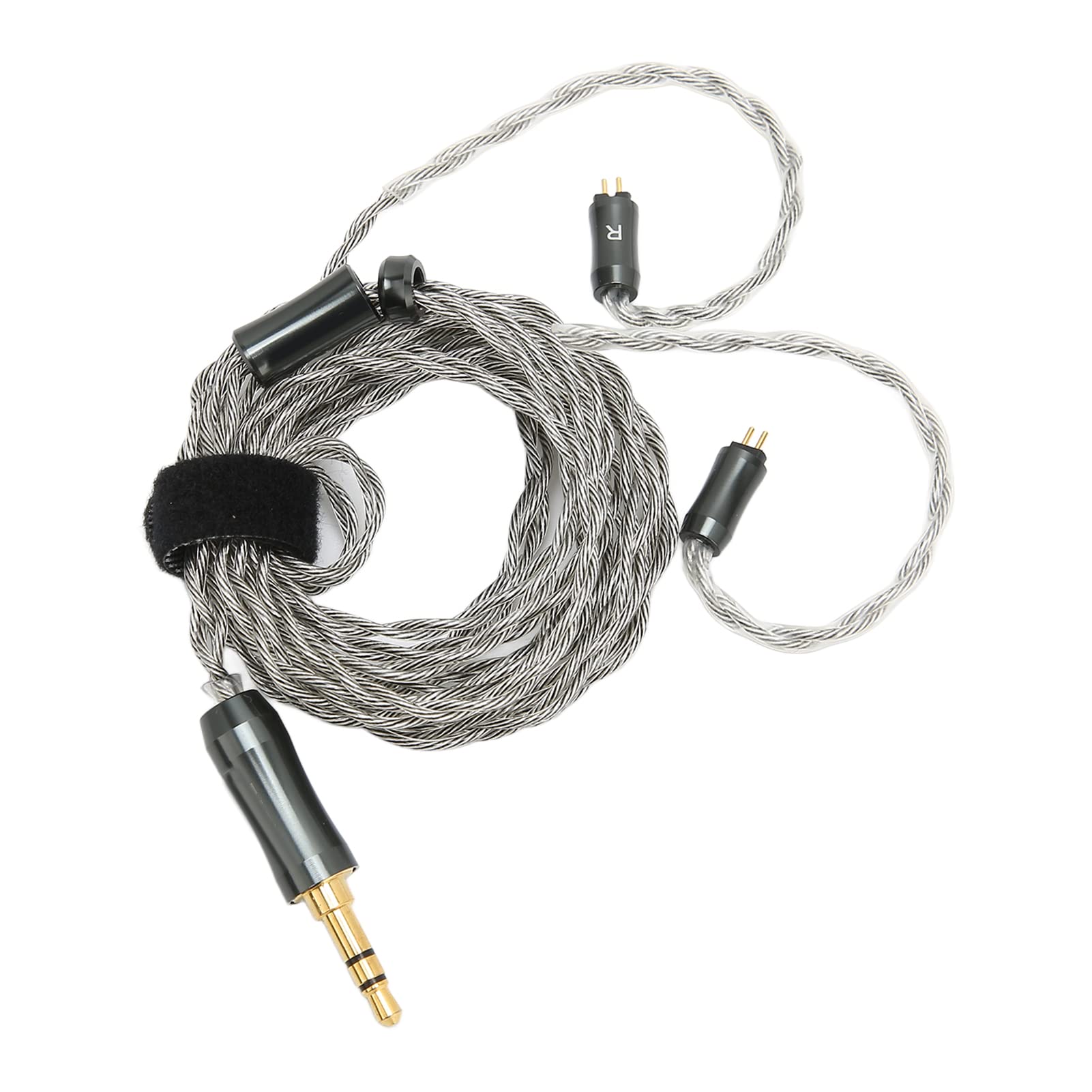 Cable de Repuesto para Auriculares, Trenzado Híbrido Detalle de Sonido Superior, Trenzado Planetario Escuche Más Detalles, Desorden de Balance Adecuado para Todos Los Reproductores de Música con Conec