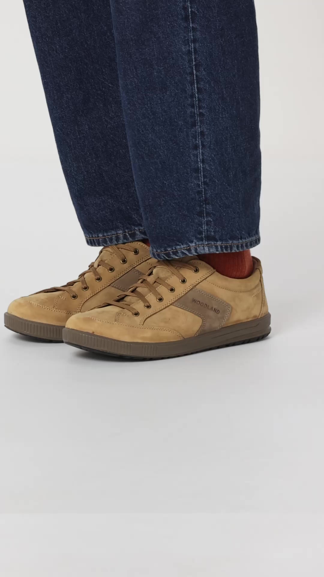 Buy Woodland Men's Camel Nubuk Casual Shoes-5 UK (39EURO) (GC