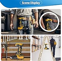 Vista 6 de 4 piezas de clips de cinturón para Dewalt, clip de repuesto premium de acero inoxidable 304, con tornillos, para Dewalt DCD7771 Compatible