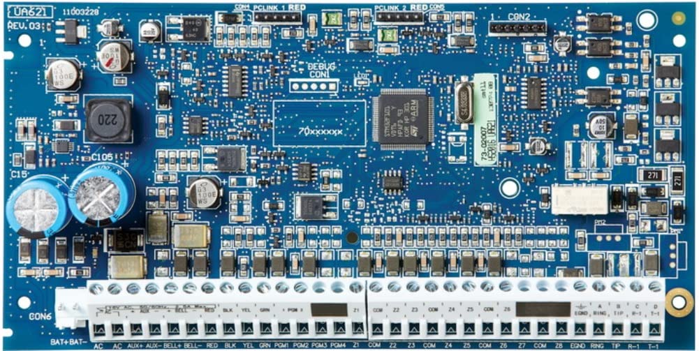 DSC HS2016NKCP01 PowerSeries Neo Security Control Panel with CP01 Software in Large Cabinet, No Keypad, 16.5 Volt AC, 40 VA, 50-60 Hz, 85 mA, 16 Zones