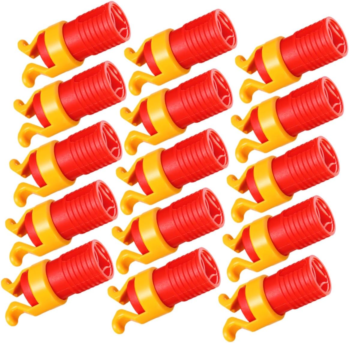15pcs Woodworking Screw Holder Clamp with Abs Plastic Gripper Sleeve, Manual Screw Fixing Tool for Drill and Screwdriver Repair Tasks